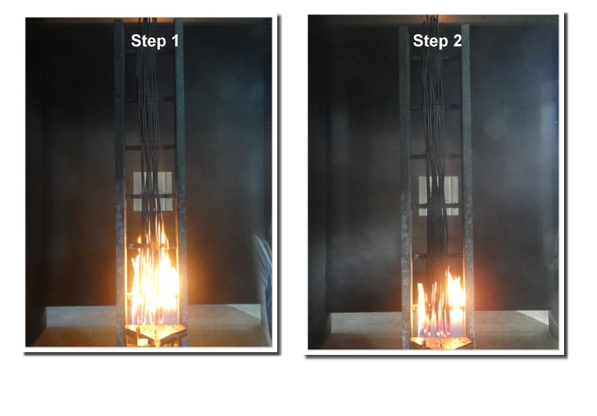 Neuflex 1545 Flaming Testing 1